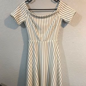 Forever 21 Off the shoulder Striped dress